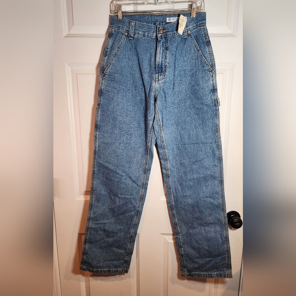 NWT Hollister Y2K Rincon Utility Men's Blue Straight Jeans 28 X 30